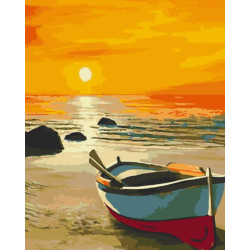 Картина по номерам "Закат" 40*50см, термопакет, ТМ ART Craft, Украина