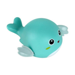 Игрушка для ванной Кит бирюзовый, в пак. 12*9см