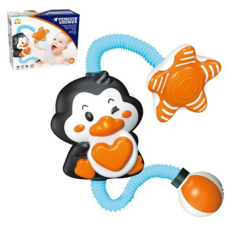 Игрушка для ванной Душ Пингвин, в кор. 25*21*11см