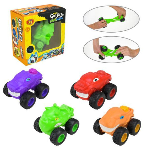 Антистресс машинка 11,5см силикон 4 вида, в кор. 15,5*8,8*16см 