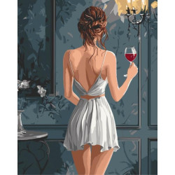 Картина по номерам "Момент наслаждения" лак 40*50см, ТМ ART Craft, Украина