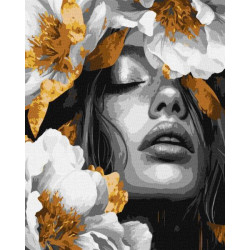 Картина по номерам "Танец лепестков" 40х50см, термопакет, ТМ Идейка, Украина