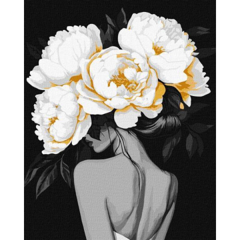 Картина за номерами "Таємниці розквіту" 40х50см, термопакет, ТМ Ідейка, Україна арт: KHO8510