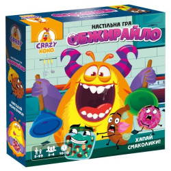 Игра настольная развлекательная. Обжирало. (укр), в кор. 26*26*6см, ТМ Vladi Toys, Украина