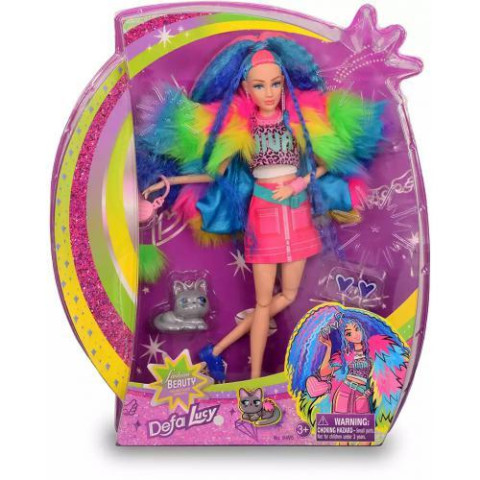 Лялька DEFA шарнірна, 29см, аксесуари, тваринка, в кор. 30*35*6,5см  арт: 8495