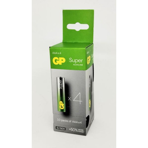 Батарейка GP Super Alkaline 1.5V (LR3) лужна 24A21-DP40, ЦІНА ЗА УП. 40ШТ арт: 218880