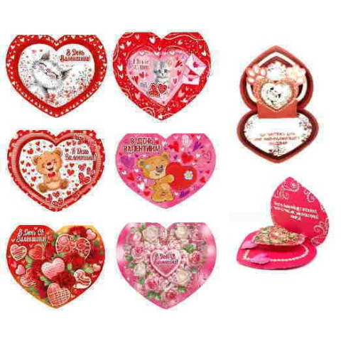 Листівка Валентинка А5 19,8*16,2см, ТМ Etude line, Україна арт: КСМ