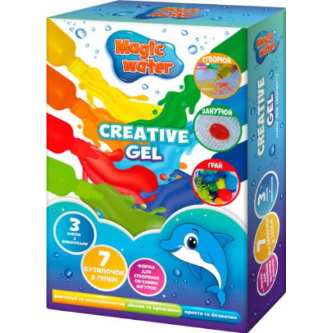 Набір для творчості Magic water. Creative gel, в кор.28*18*7см, ТМ Ludum, Україна арт: MV6031-03