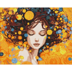 Алмазна мозаїка &quot;Портрет елегантності&quot; 40х50см, в термопакеті, ТМ Ідейка, Україна арт: AMO8000