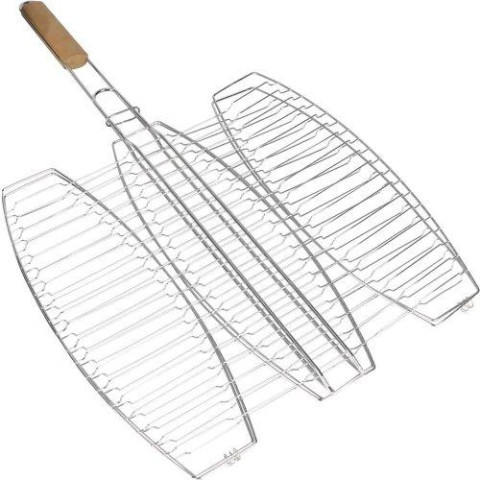 Решiтка-гриль для риби потрійна 65*40*36см   арт: MH-0089