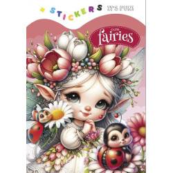 Раскраска 13,5*19см, 8 листов, печать 4+4. обложка с высечкой диз.24269, ТМ Fresh, Украина