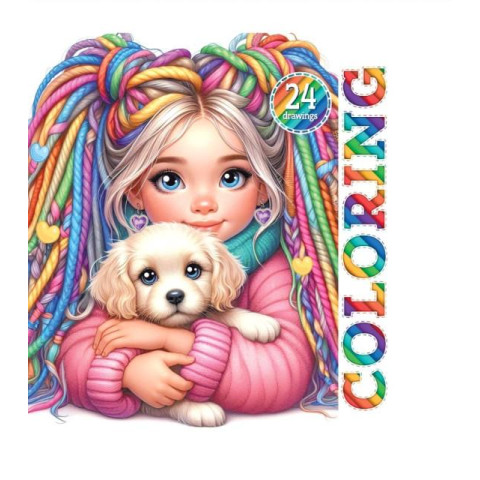 Розмальовка, 150г, Інтегральна, 12*12см, 24 аркушів, Матова ламінація диз:24242, ТМ Fresh, Україна арт: 1952-24242