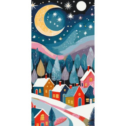 Картина по номерам "Звездный уют" лак 40*80см, термопакет, ТМ ART Craft, Украина