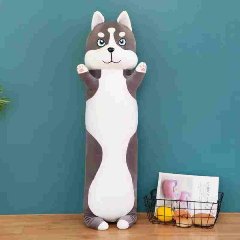 М'яка іграшка - подушка "Хаскі" 150см арт: ZB-30-150CM