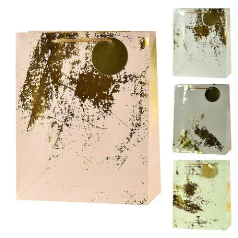 Пакет подарунковий паперовий M "Art" 26*32*12см, ЦІНА ЗА УП. 12ШТ  арт: R91098-M