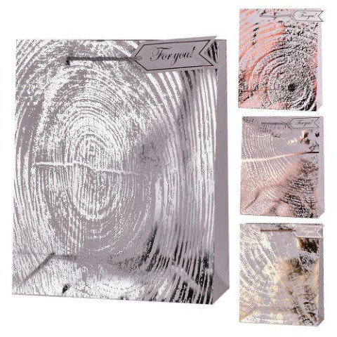 Пакет подарунковий паперовий S "Texture" 18*23*10см, ЦІНА ЗА УП. 12ШТ  арт: R94924-S