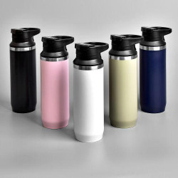 Термокухоль з силіконовим обідком 500мл, в кор. 24*9*9см  арт: MT-4924