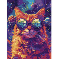 Картина по номерам "Звездные очки" 30*40см, термопакет, ТМ Идейка, Украина