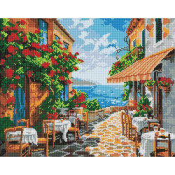 Алмазная мозаика "Тихий уголок" 40*50см, термопакет, ТМ Идейка, Украина