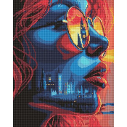 Алмазная мозаика "Закат солнца в Лондоне" 40*50см, термопакет, ТМ Идейка, Украина