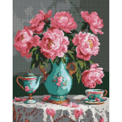 Алмазная мозаика "Нежные цвета" 40*50см, термопакет, ТМ Идейка, Украина