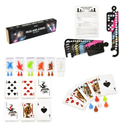 Настольная игра "Pegs and Jokers" на украинском языке, в кор. 43*11*5см, ТМ Стратег, Украина