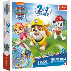 Настольная игра "Лудо щенячьи гонки" Щенячий патруль, в кор. 28*28*6см, ТМ Trefl, Польша