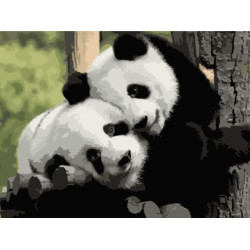 Картина за номерами "Щирі обійми" лак 40*50см, термопакет, ТМ ART Craft, Україна арт: 504018-NC