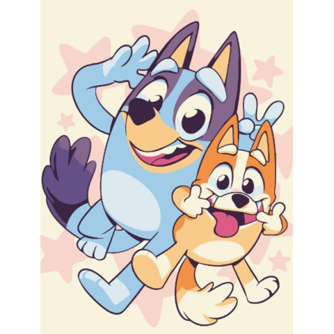 Картина за номерами "Пес Блуі" лак 30*40см, термопакет, ТМ ART Craft, Україна арт: 15588-AC