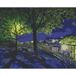 Картина по номерам "Вечерний парк" лак 40*50см, термопакет, ТМ ART Craft, Украина