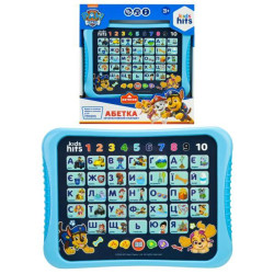 Планшет Kids Hits «Азбука» Paw Patrol бат., звук, укр., в кор. 25*27*4см 