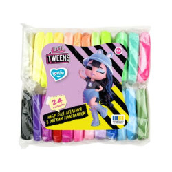 Набір для ліплення з повітряним пластиліном L.O.L. Surprise! Tweens TM 24 кольори неон, пак. 19*16*4см, ТМ Lovin арт: LOL70192