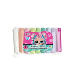 Набір для ліплення з повітряним пластиліном L.O.L. Surprise! Tweens TM 9 кольорів пастель, пак.13*7*3см, ТМ Lovin арт: LOL70194