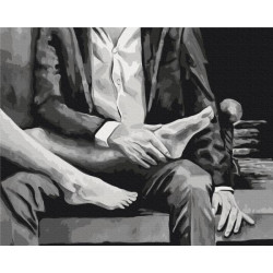 Картина по номерам Язык тела 2 Anna Esthete 40*50см, ТМ Brushme, Украина