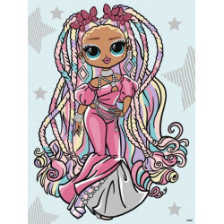 Картина по номерам для детей «L.O.L. Surprise! O.M.G. Fashion show Twist Queen» со стразами 30*40см, термопакет, ТМ Идейка, Украина