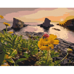 Картина по номерам "Путешествуем за солнышком" лак 40*40см, термопакет, ТМ ART Craft, Украина