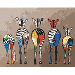 Картина по номерам "Жизнь как радуга" лак 40*50см, термопакет, ТМ ART Craft, Украина