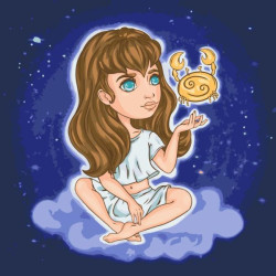 Картина по номерам "Знаки зодиака. Рак" лак 40*50см, термопакет, ТМ ART Craft, Украина