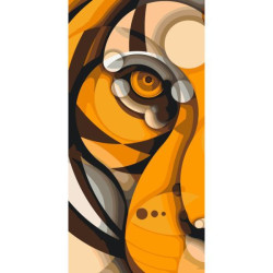 Картина по номерам "Черты хищника" лак 40*80см, термопакет, ТМ ART Craft, Украина