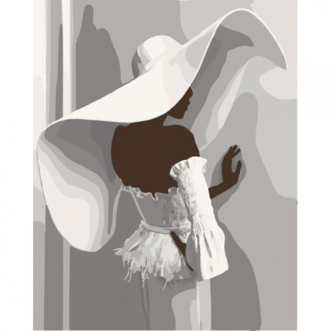 Картина за номерами "Пані з Ефіопії" лак 40*50см, термопакет, ТМ ART Craft, Україна арт: 10279-AC