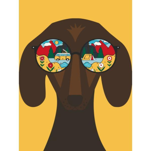 Картина за номерами "Омріяна відпустка" лак 30*40см, термопакет, ТМ ART Craft, Україна арт: 11536-AC