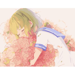 Картина по номерам "Цветочная любовь" лак 40*50см, термопакет, ТМ ART Craft, Украина