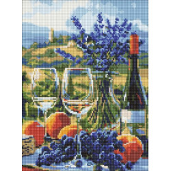 Алмазна мозаїка &quot;Італійська насолода&quot; 30х40см, термопакет, ТМ Ідейка, Україна арт: AMO8093