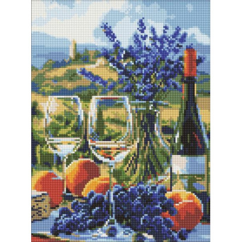 Алмазна мозаїка "Італійська насолода" 30х40см, термопакет, ТМ Ідейка, Україна арт: AMO8093