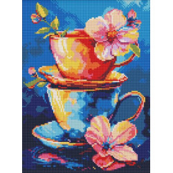 Алмазная мозаика "Тайна чаепития" 30x40см, термопакет, ТМ Идейка, Украина