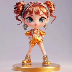 Алмазна мозаїка &quot;Модне сяйво&quot;, 20*20см, на рамці, в кор. 21*21*2,5см, ТМ Dreamtoys арт: S10101