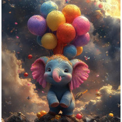 Алмазна мозаїка &quot;Казковий політ&quot;, 20*20см, на рамці, в кор. 21*21*2,5см, ТМ Dreamtoys арт: S10120