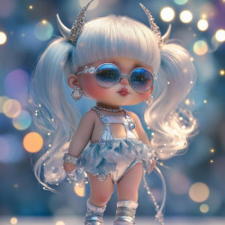 Алмазная мозаика "Небесный шик", 20*20см, на рамке, в кор. 21*21*2,5см, ТМ Dreamtoys