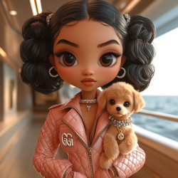 Алмазная мозаика "Стильный друг", 20*20см, на рамке, в кор. 21*21*2,5см, ТМ Dreamtoys