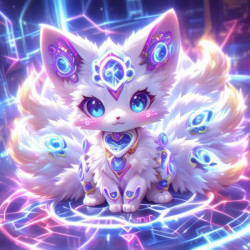 Алмазная мозаика "Фантастический лис", 20*20см, на рамке, в кор. 21*21*2,5см, ТМ Dreamtoys